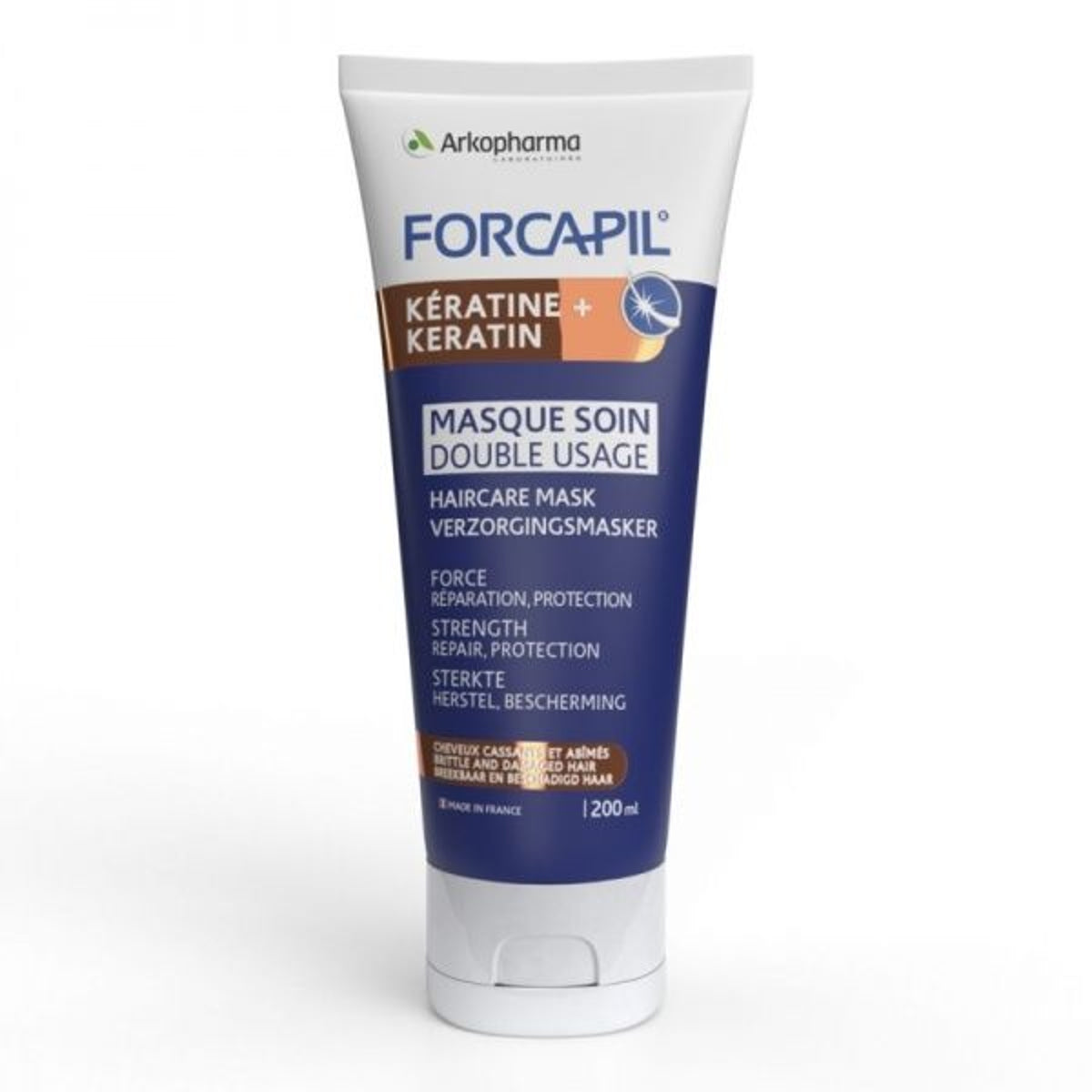 Forcapil plaukų kaukė su keratinu, 200 ml
