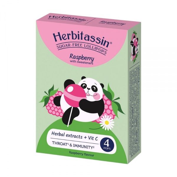 Herbitassin becukriai aviečių skonio ledinukai, 4 vnt.