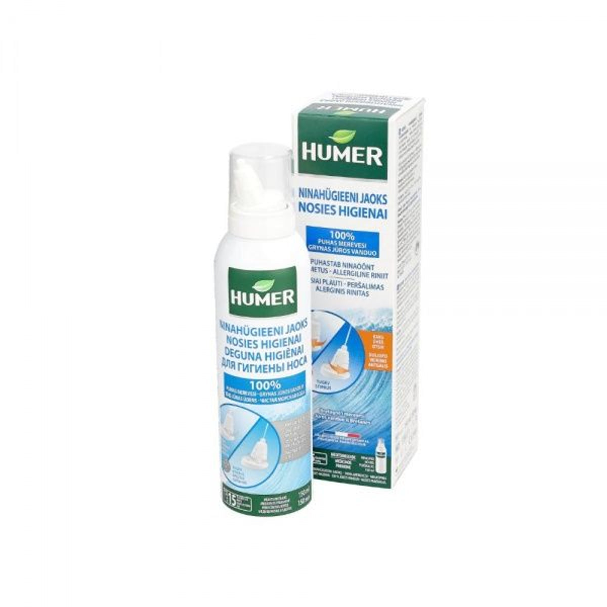 Humer sterilus jūros vanduo suaugusiems, purškalas, 150 ml