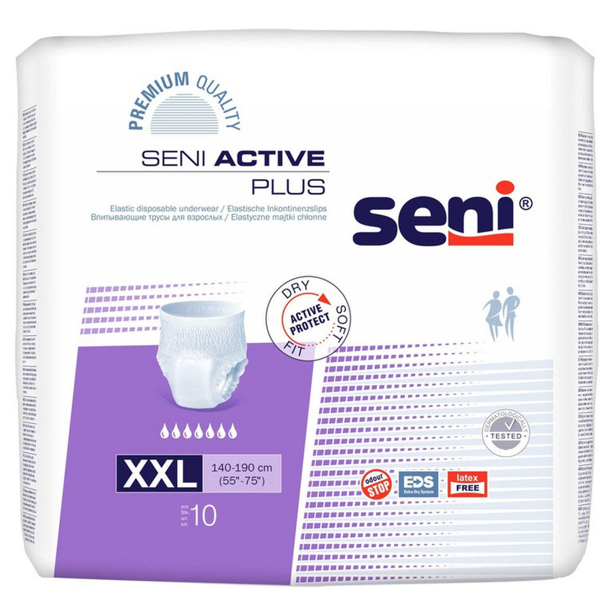 Seni Active Plus sugeriančios kelnaitės, XXL dydis, 10 vnt.