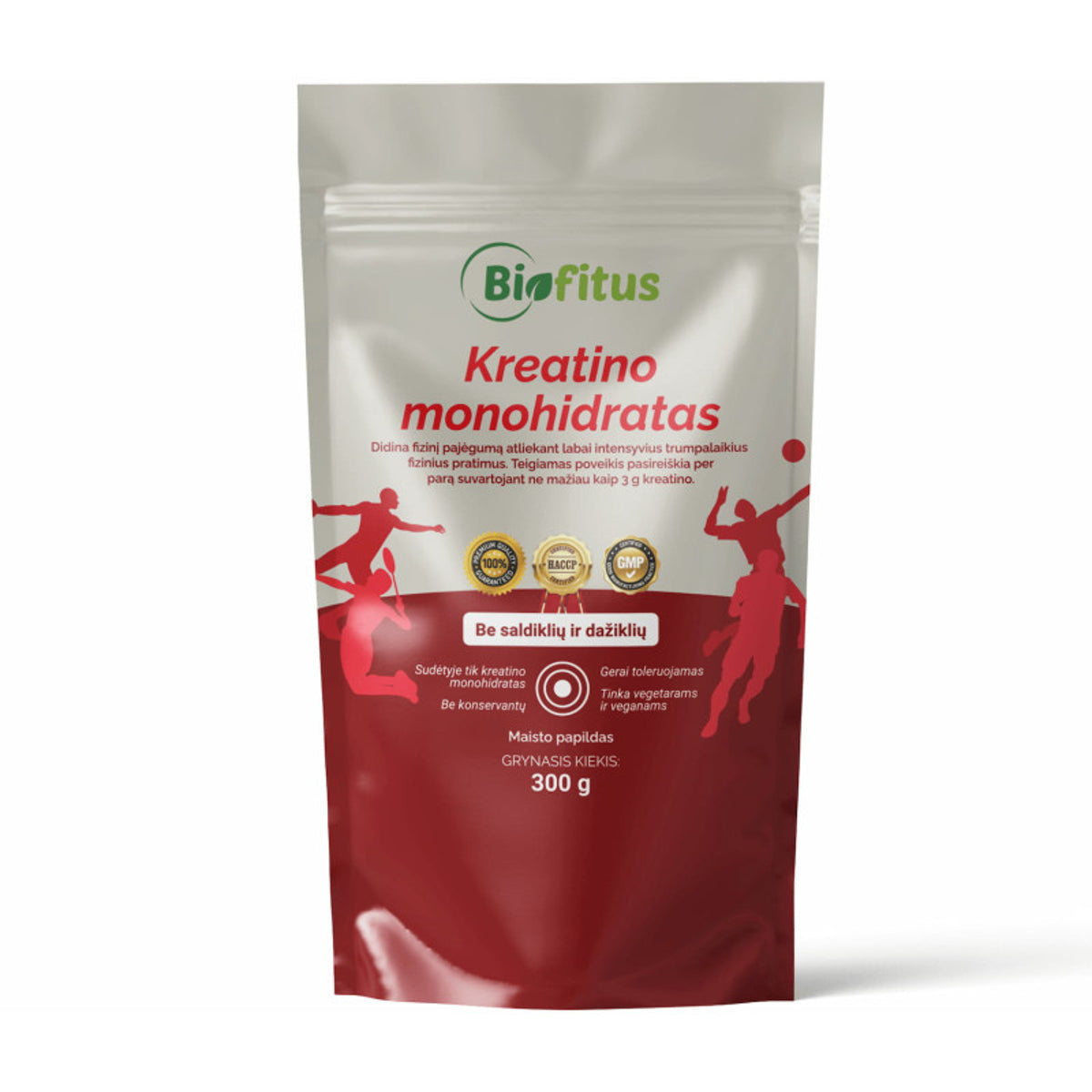 Biofitus Kreatino monohidratas, milteliai, 300 g