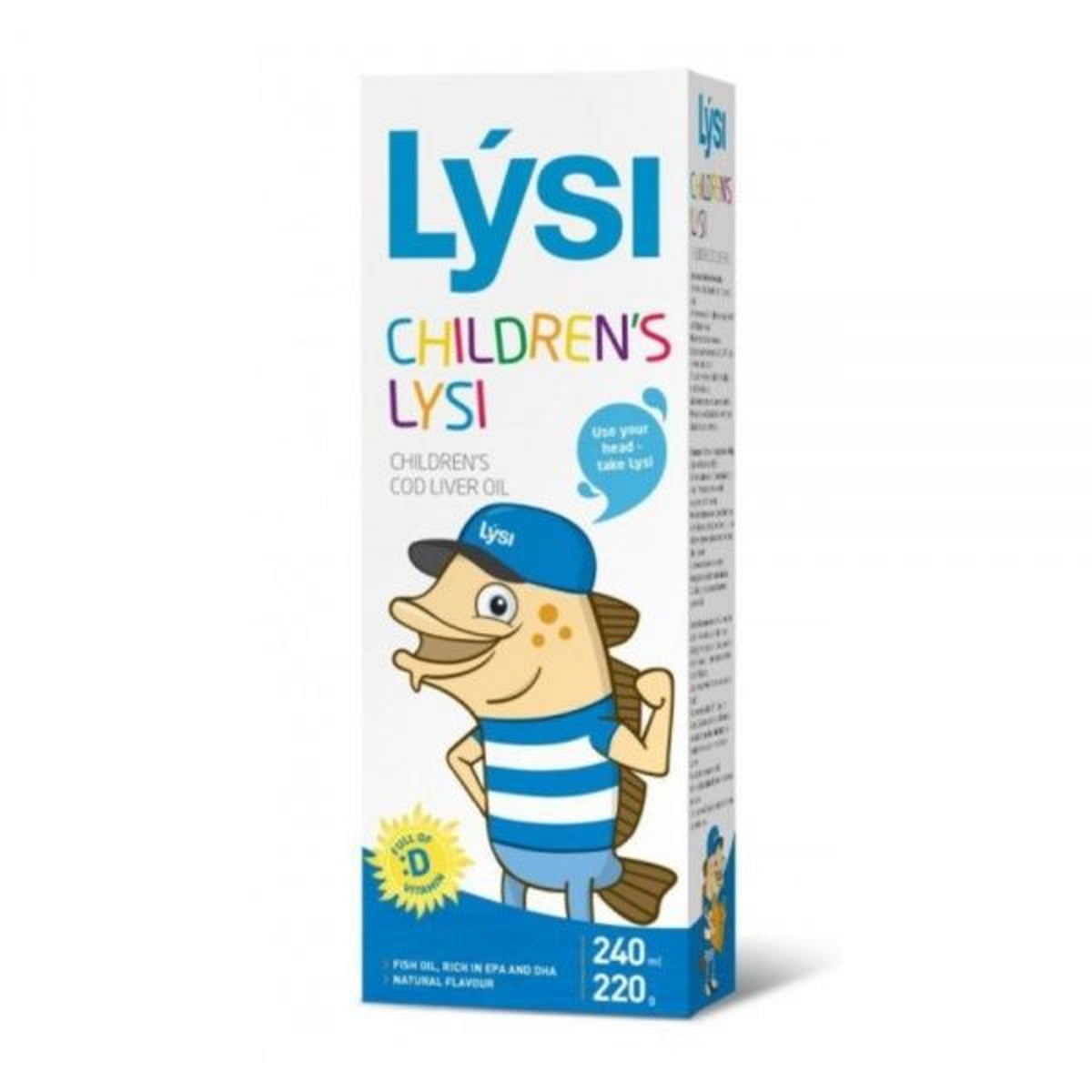 Lysi žuvų taukai vaikams, 240 ml