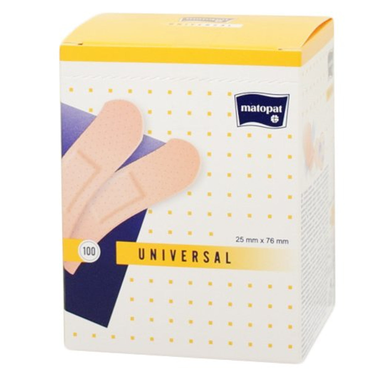 Matopat Universal pleistrai 25 x 76 mm, 100 vnt.