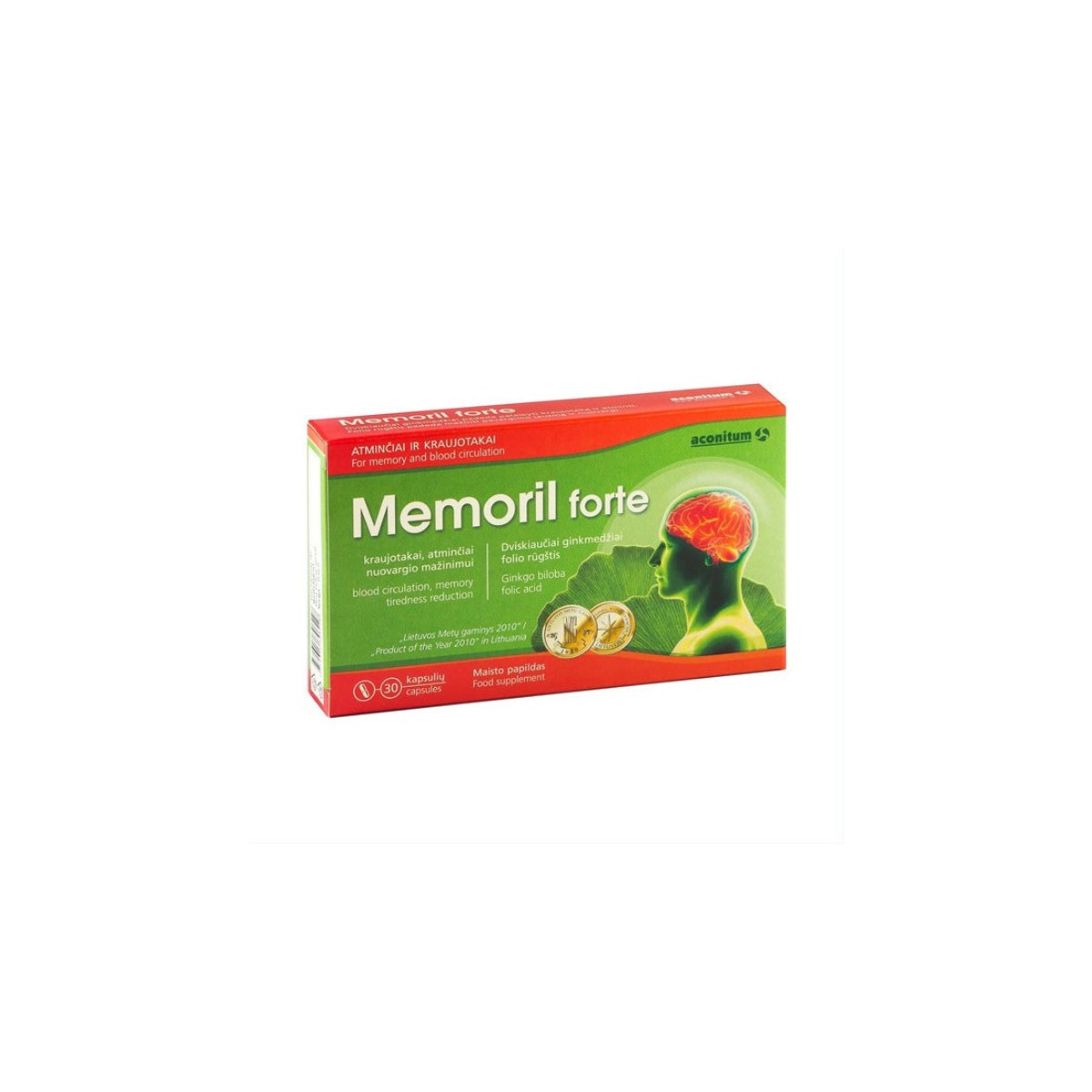 Memoril Forte, 30 kapsulių