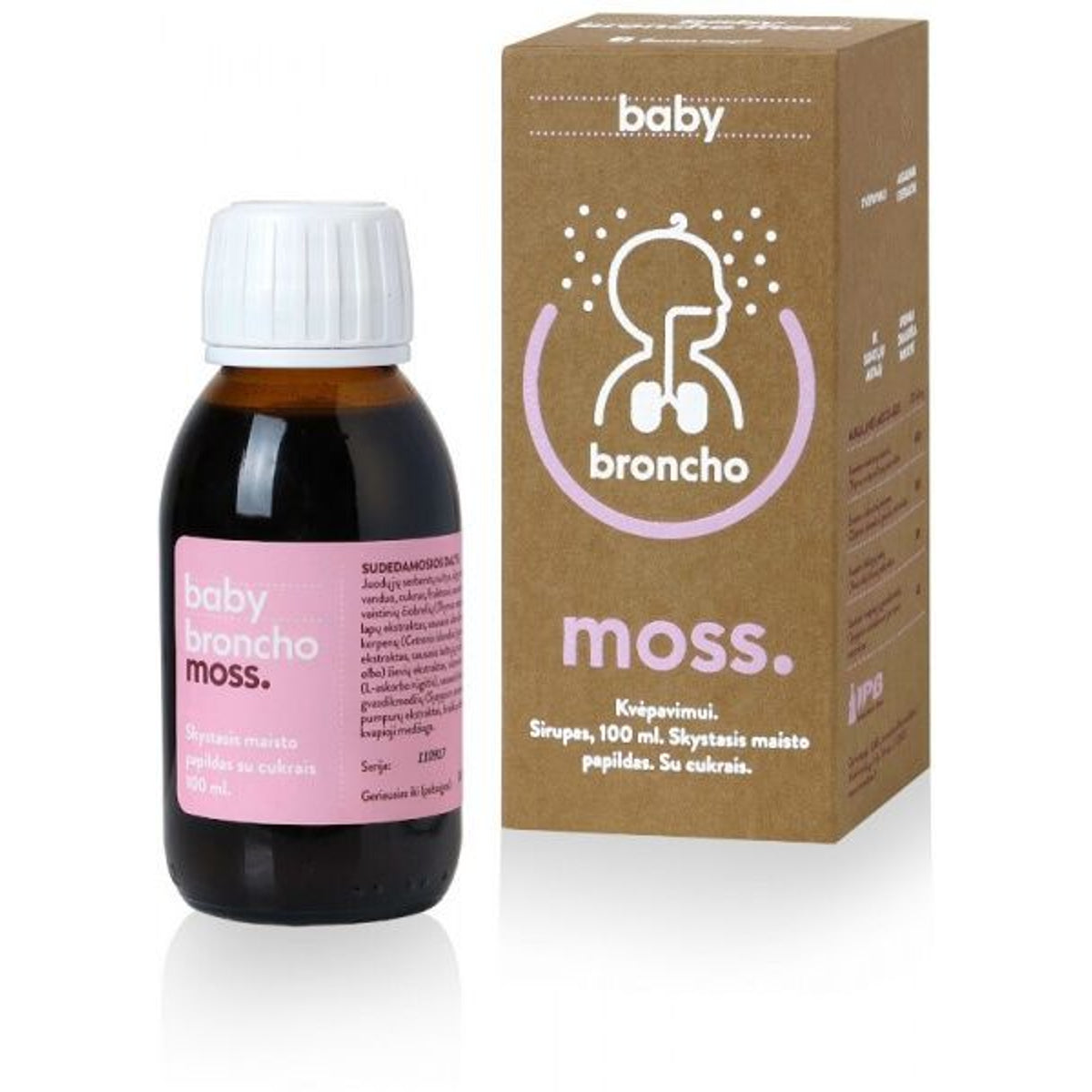 Bronchomoss Baby sirupas, 100 ml