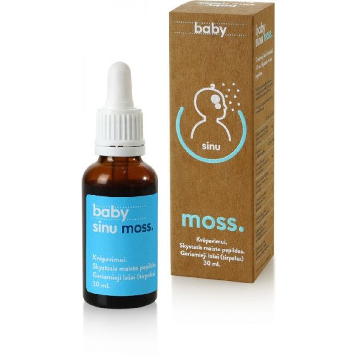 Sinumoss Baby geriamieji lašai, 30 ml