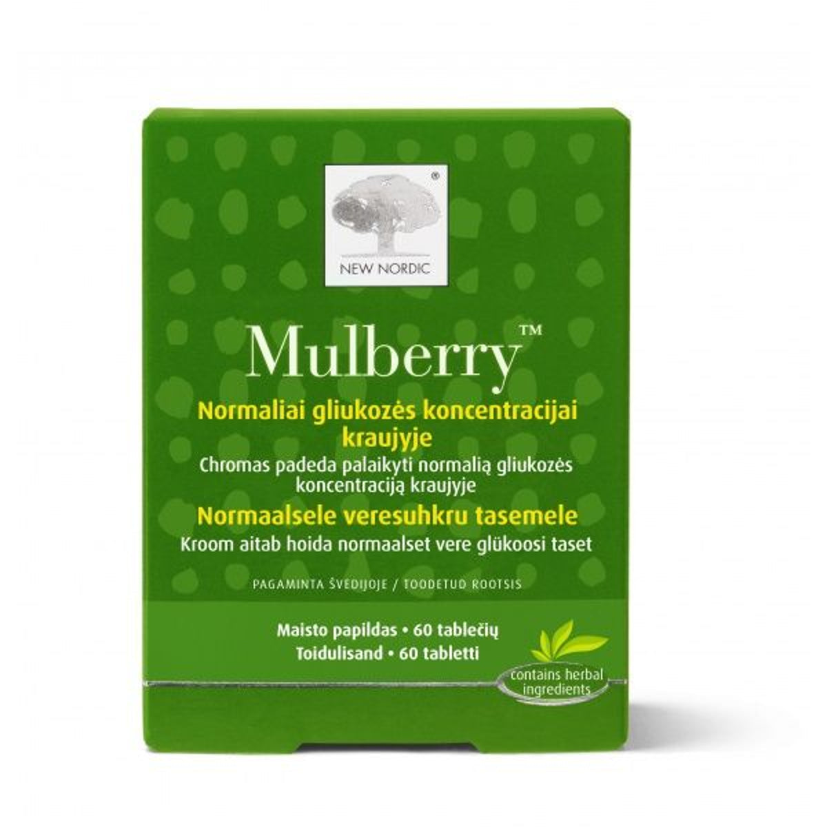 New Nordic Mulberry, 60 tablečių