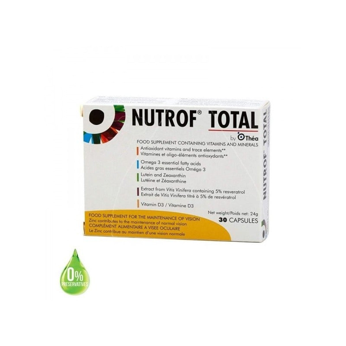 Nutrof Total, 30 kapsulių