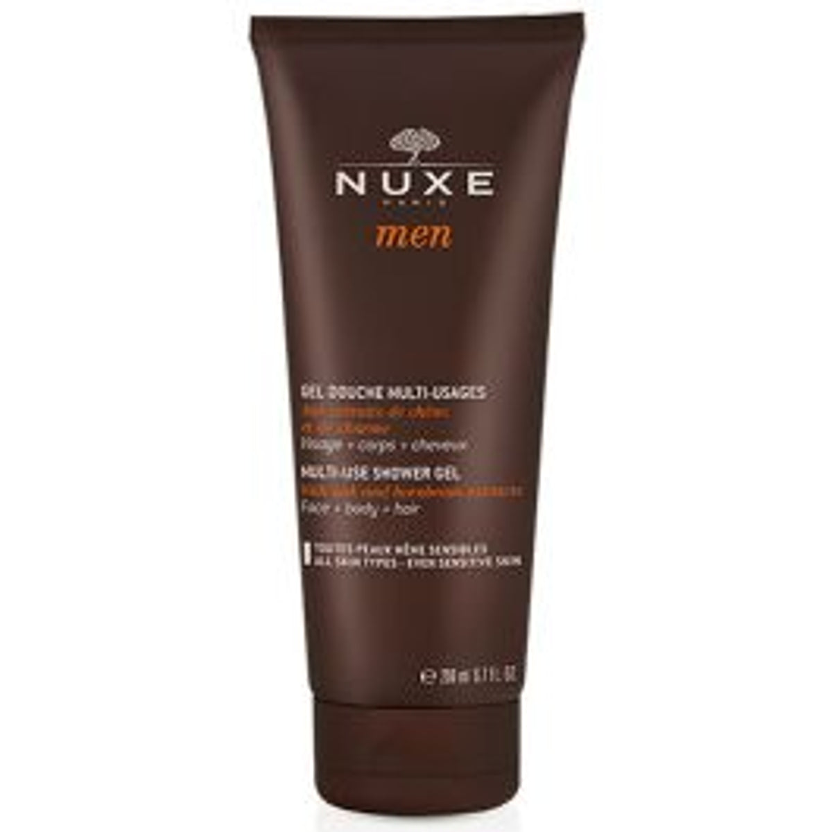 NUXE Men dušo gelis kūnui, veidui ir plaukams, 200 ml