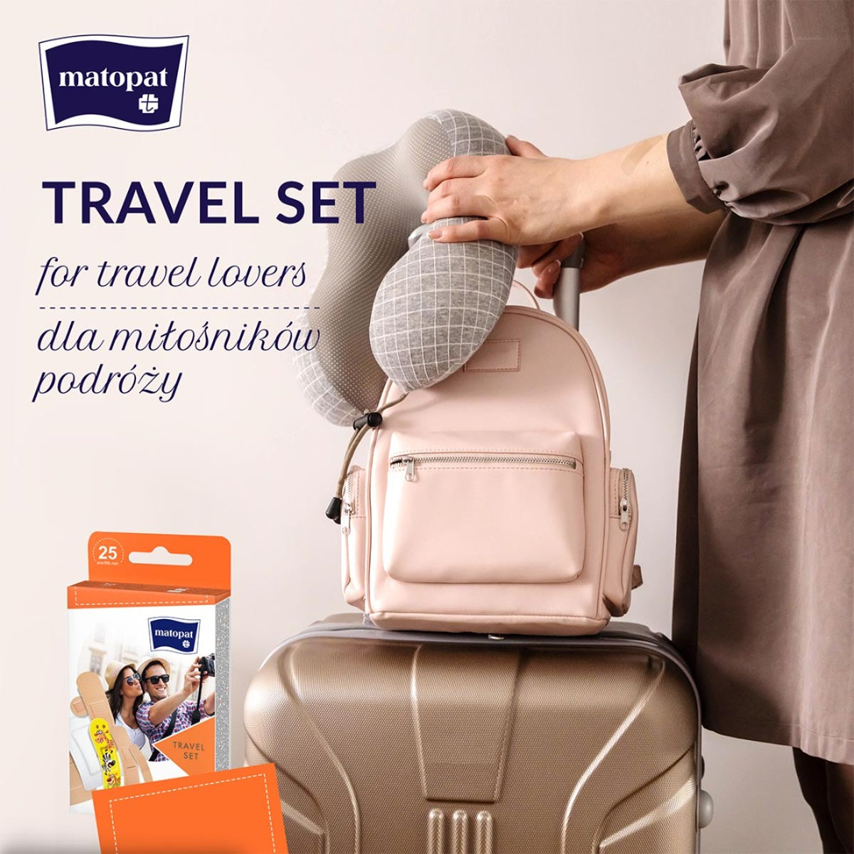 Matopat Travel Set pleistrų rinkinys, 25 vnt.
