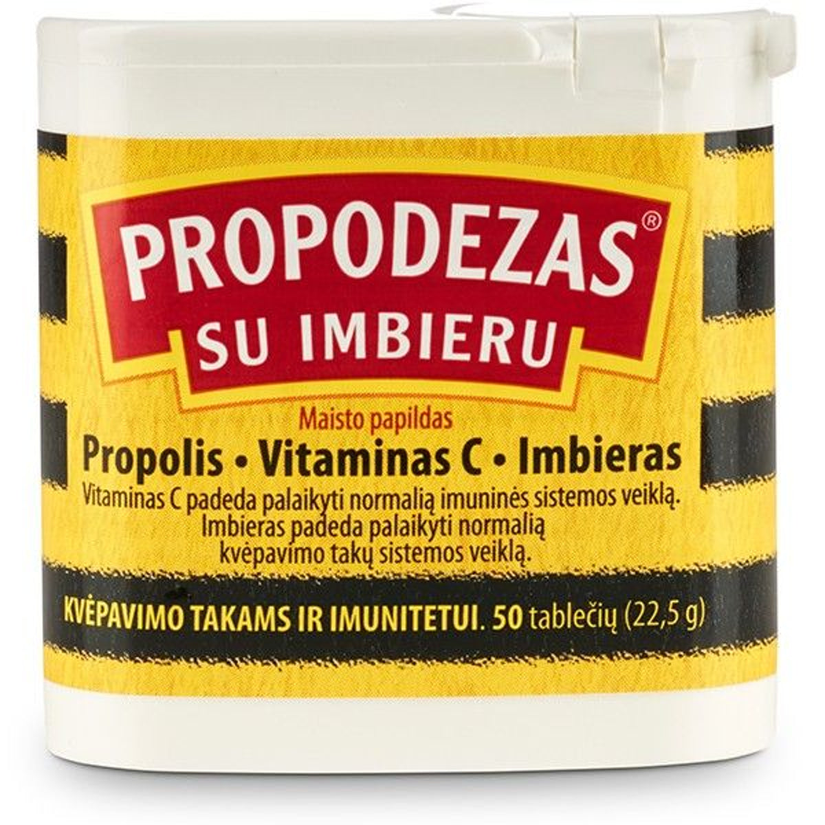 Propodezas su imbieru, 50 tablečių