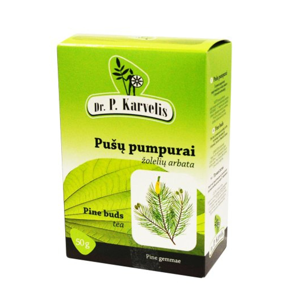 A. Karvelio pušų pumpurai, 50 g