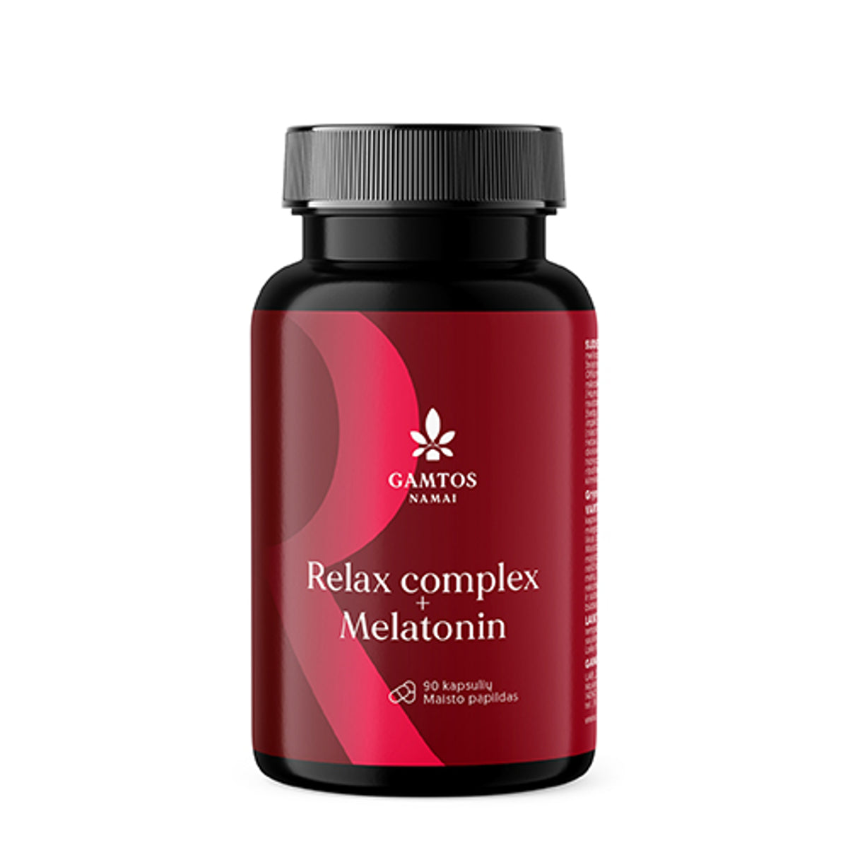 Domus Naturae Relax Complex + melatoninas, 90 kapsulių