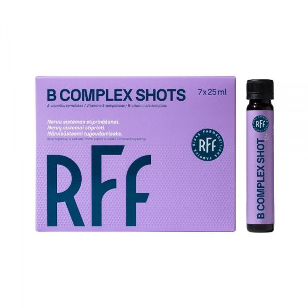 Rigas Farmaceitiska fabrika B Complex Shots, 7 x 25 ml