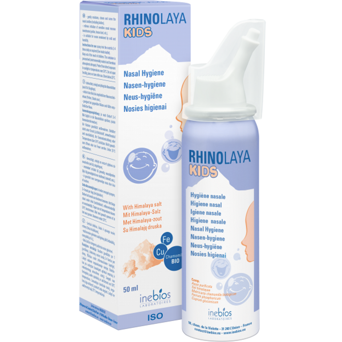 Rhinolaya Kids izotoninis nosies purškalas kūdikiams, 50 ml