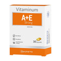 Starpharma vitaminai A + E Strong, 30 kapsulių