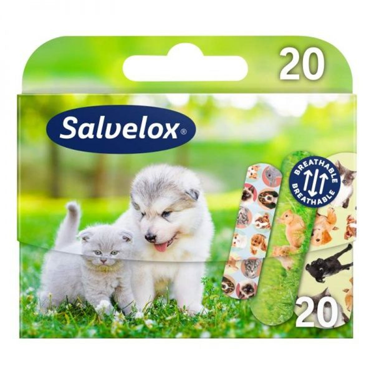 Salvequick Animal Planet pleistrai, 20 vnt.