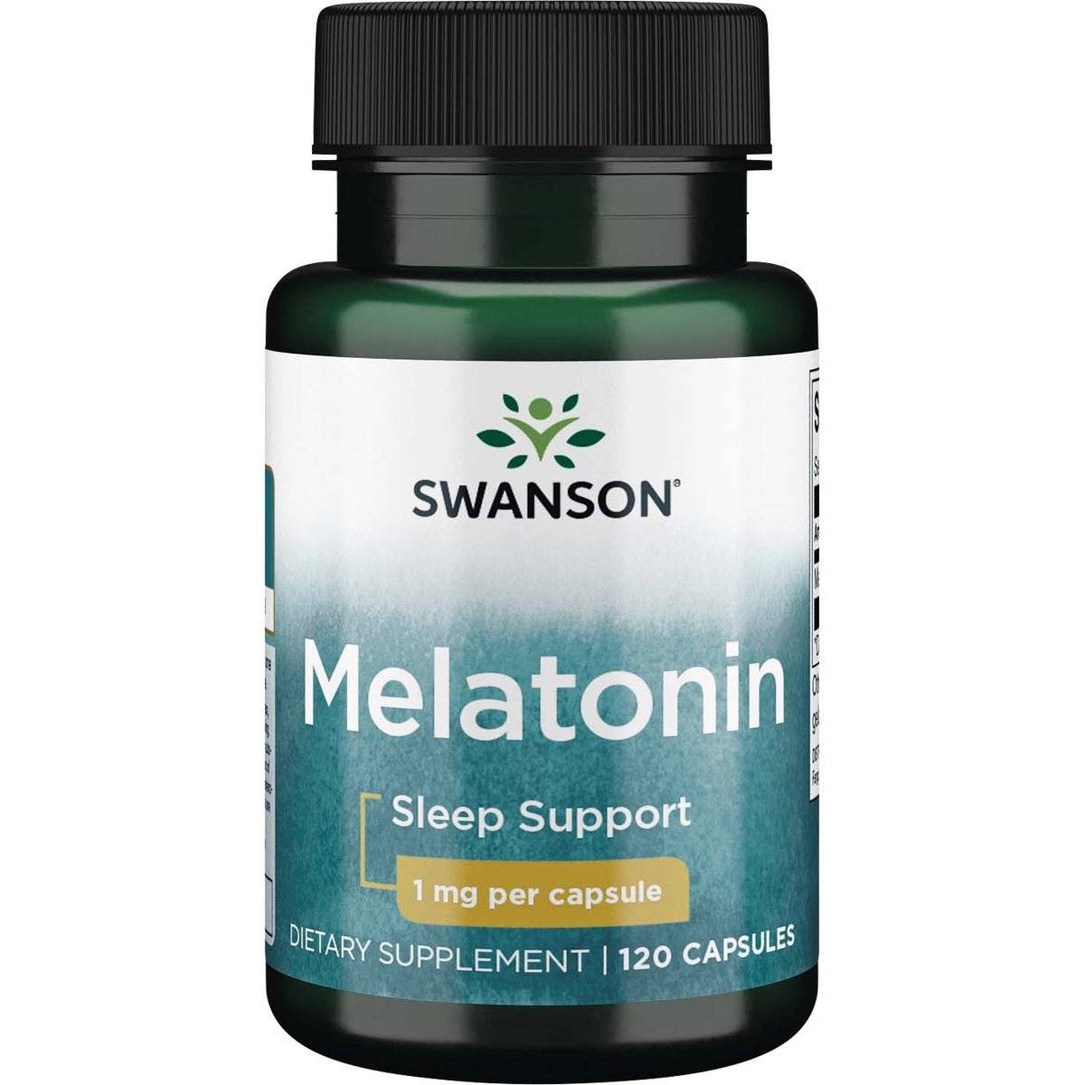 Swanson melatoninas 1 mg, 120 kapsulių