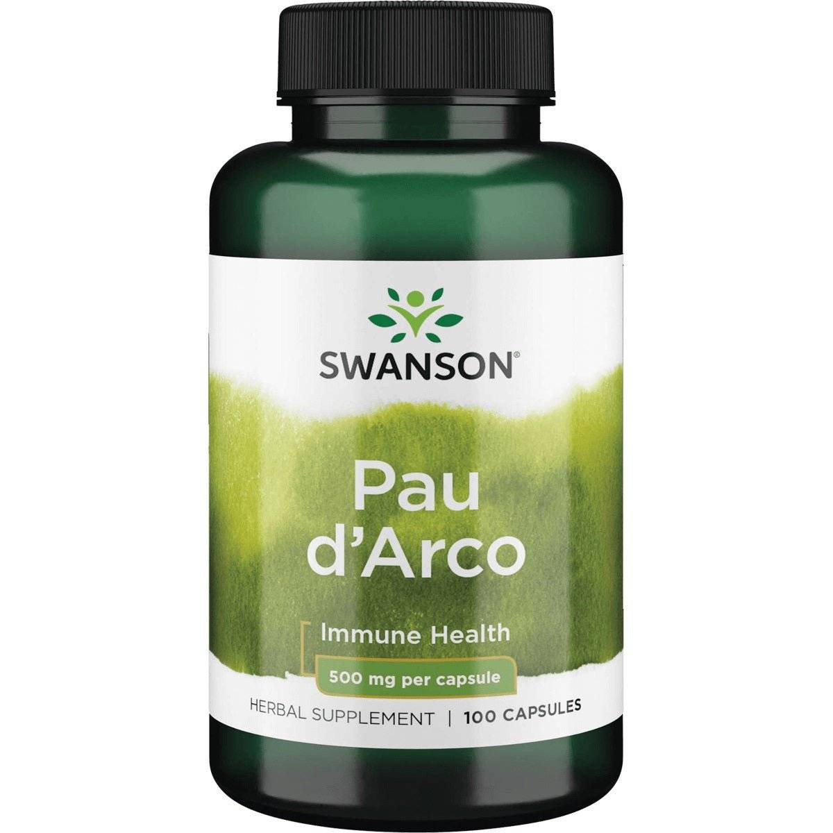 Swanson Pau d'Arco, 100 kapsulių