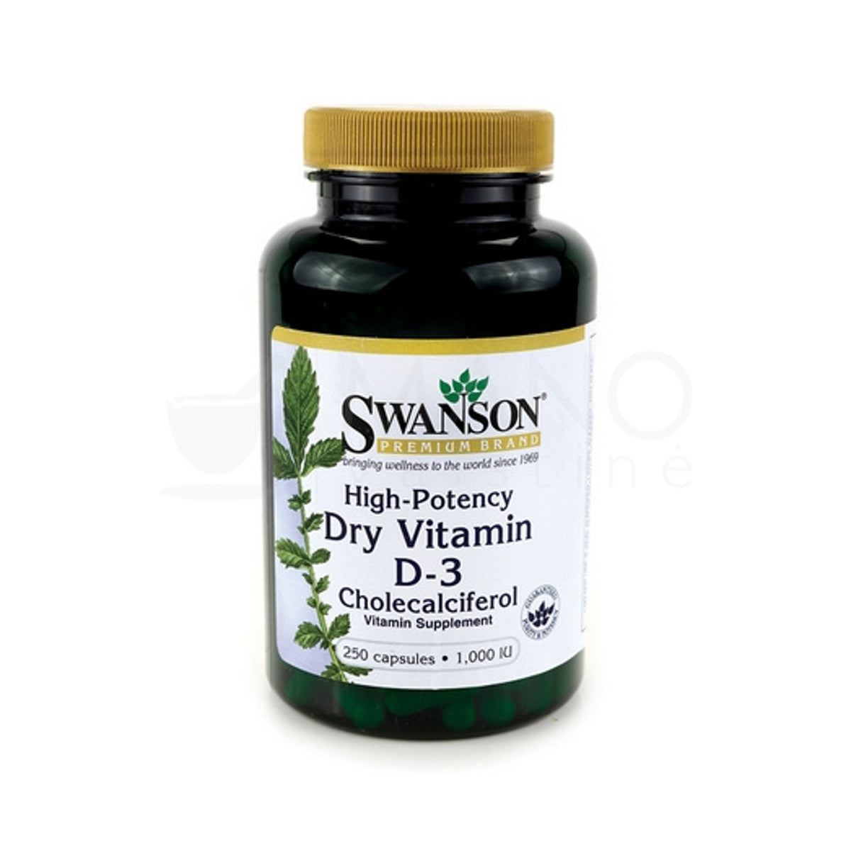 Swanson vitaminas D3 1000 TV, 250 kapsulių