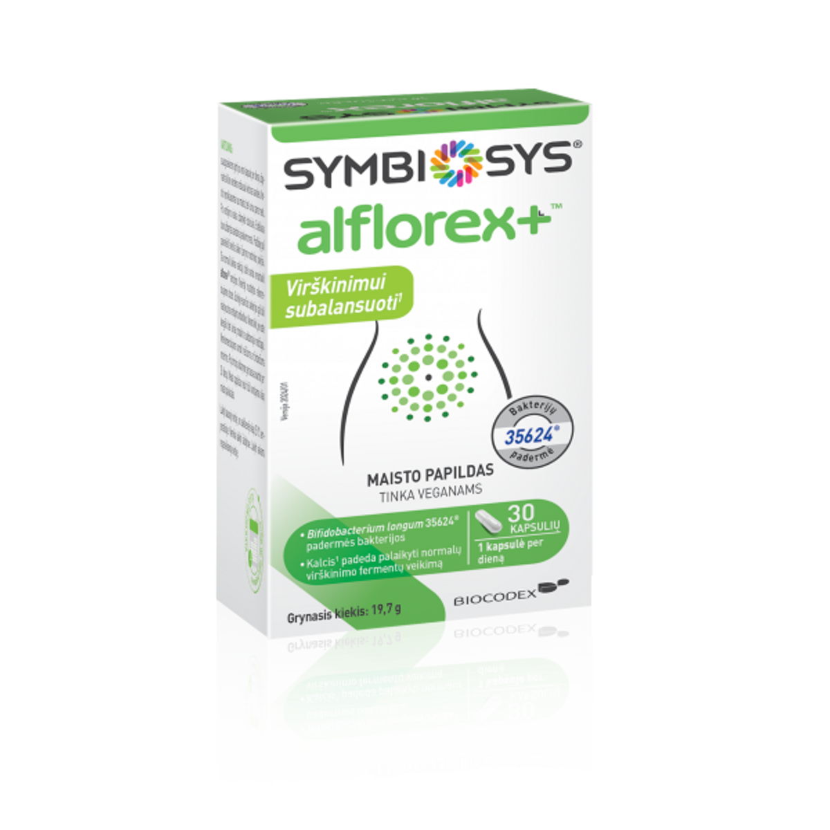 Biocodex Alflorex, 30 kapsulių