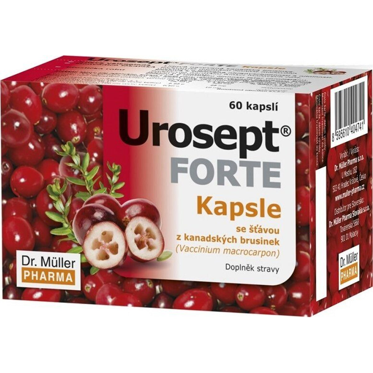 Dr. Müller Urosept Forte, 60 kapsulių
