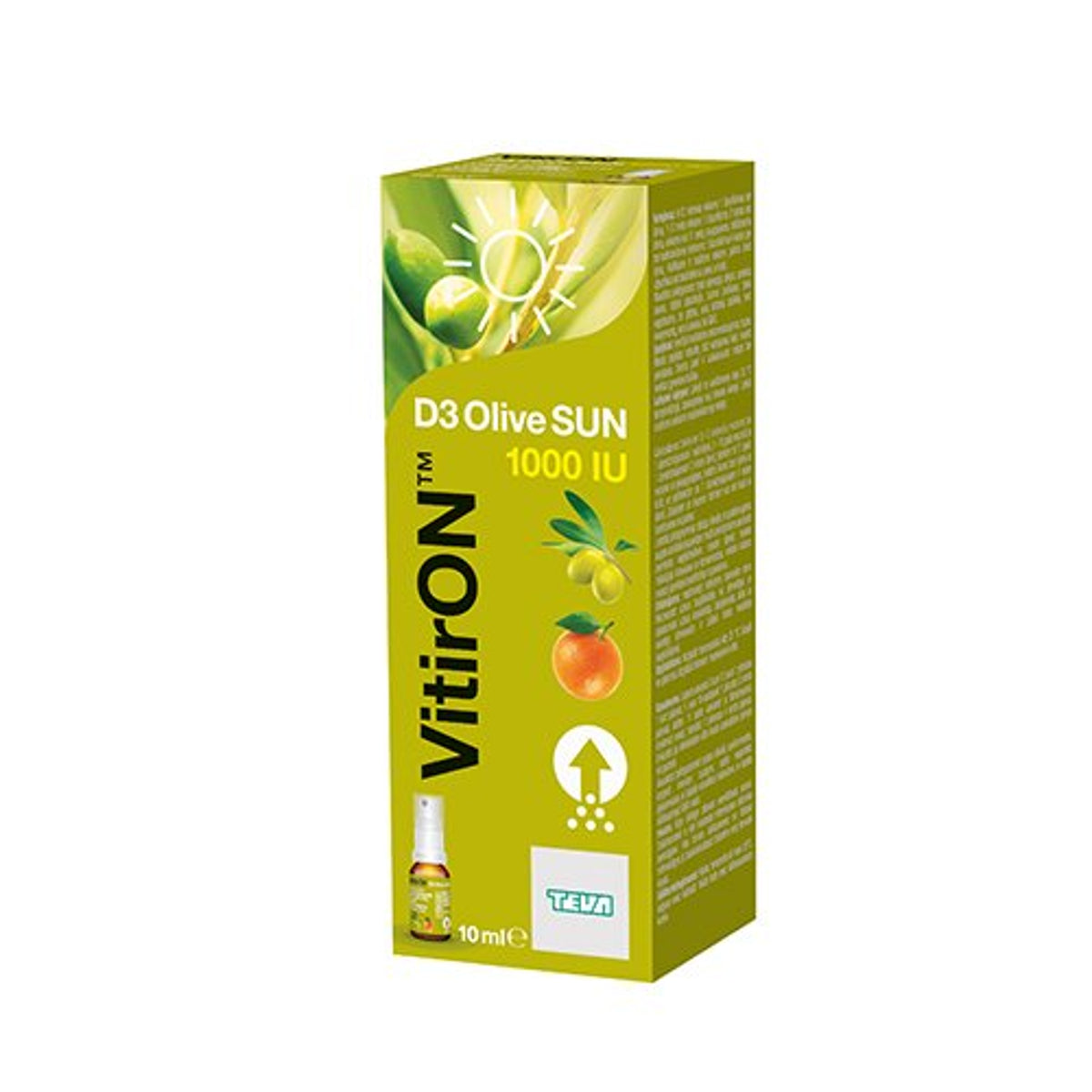 Teva VitirON D3 Olive Sun 1000 TV purškalas, 10 ml